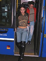 On the back of the bus aint so bad when you got a tranny giving you head